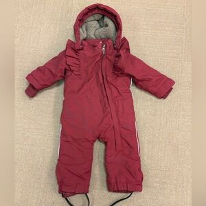Cozy Red Kids Snowsuit EN FANT 9m